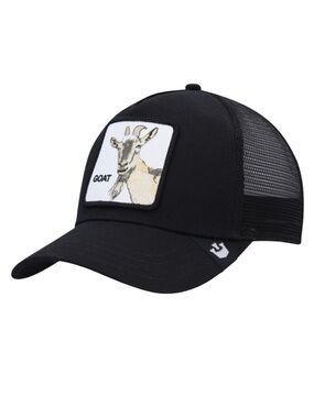 Goorin Bros Goat Beard Trucker Snapback Hat - Black
